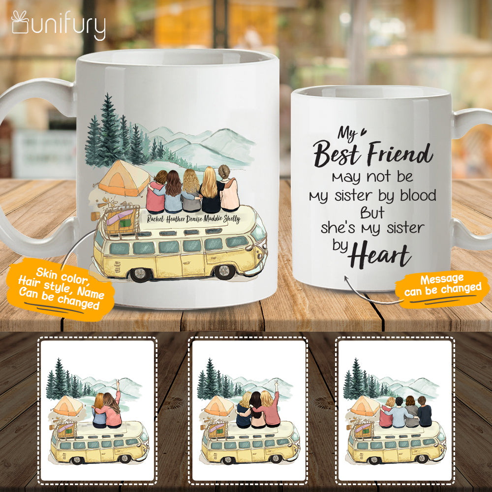 Personalized best friend birthday gifts Coffee Mug - Camping - 2272