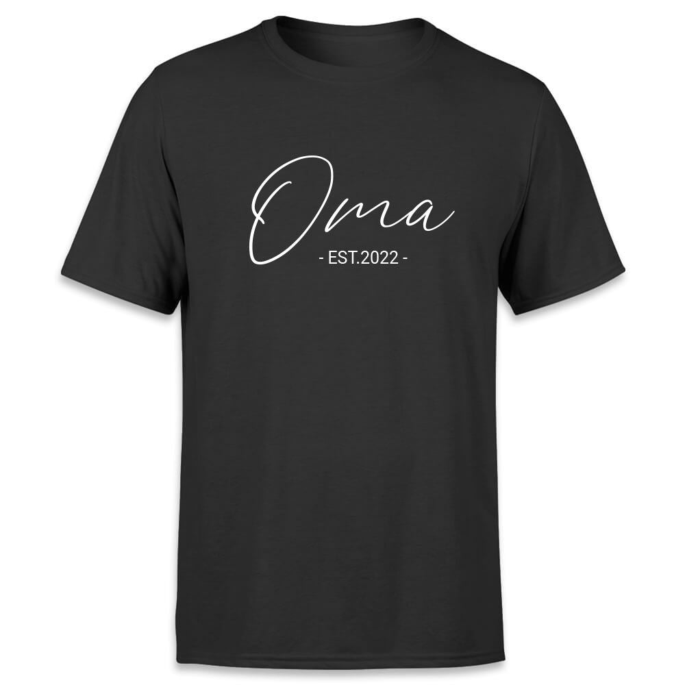 Oma Est. 2022 T-shirt - Grandma Shirts For Women Oma Gifts