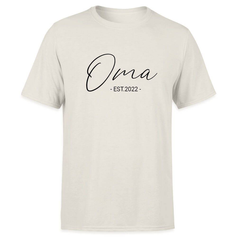 Oma Est. 2022 T-shirt - Grandma Shirts For Women Oma Gifts