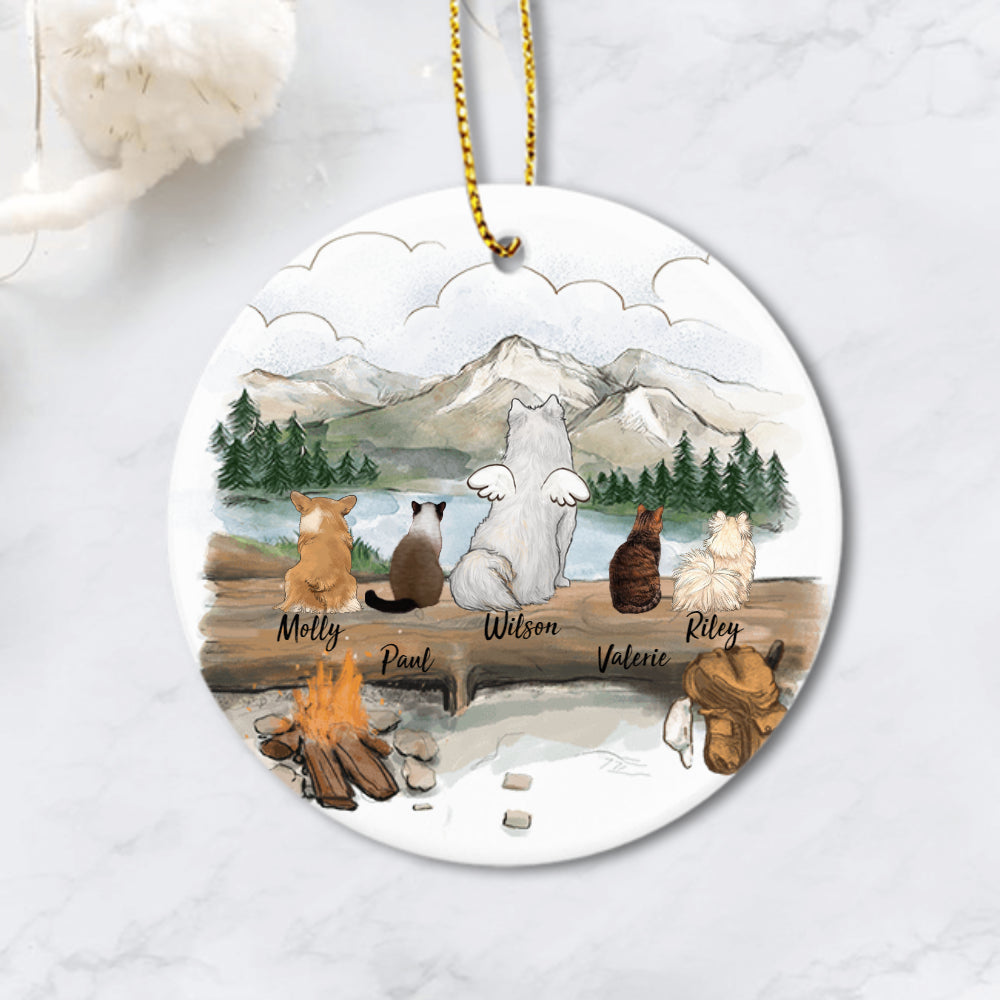 Personalized Dogs & Cats Ornaments - Hiking