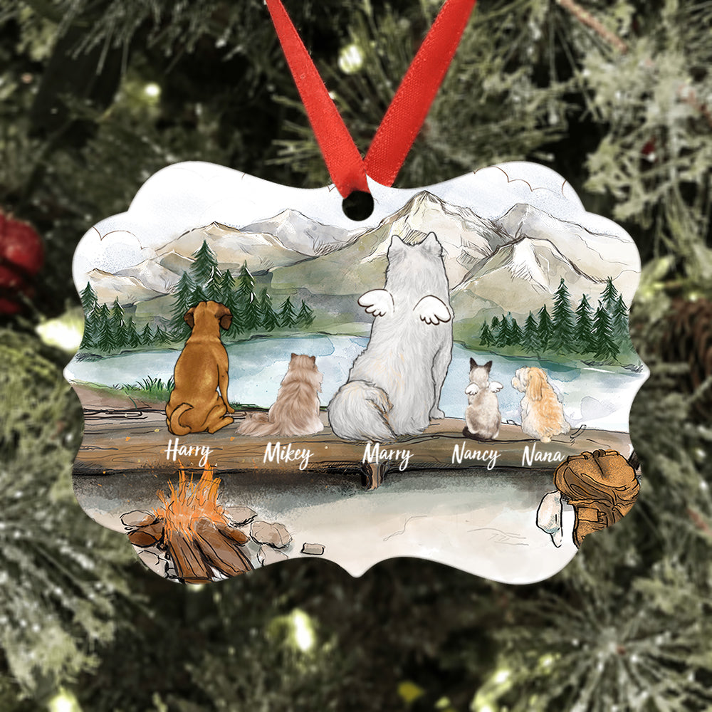 Personalized Medallion Metal Ornament Gifts for dog lovers