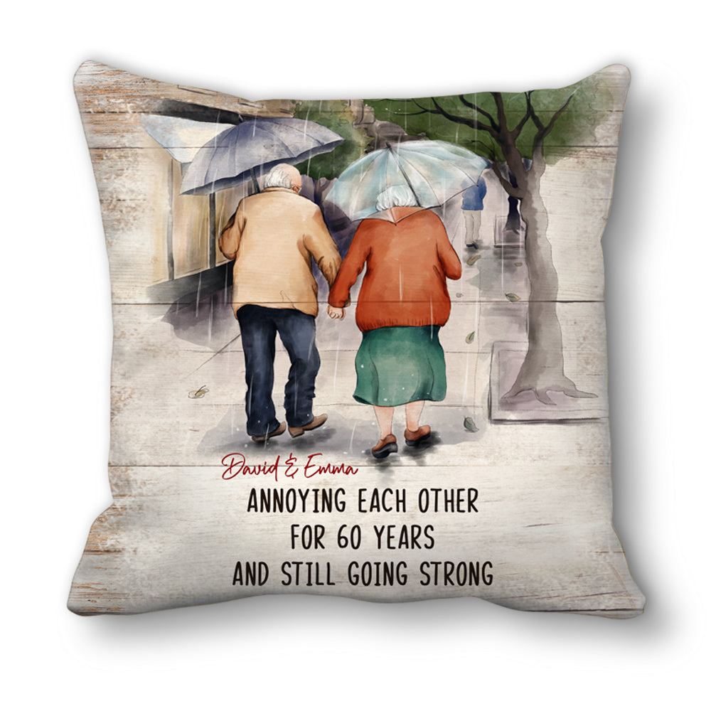 Personalized Couple Throw pillow Anniversary gifts