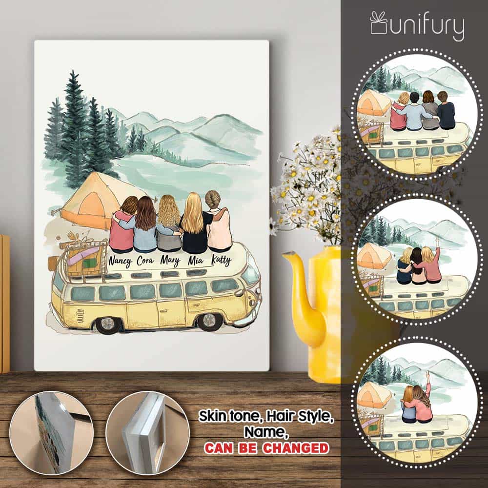 Personalized best friend birthday gifts Acrylic Print - Camping - 2272