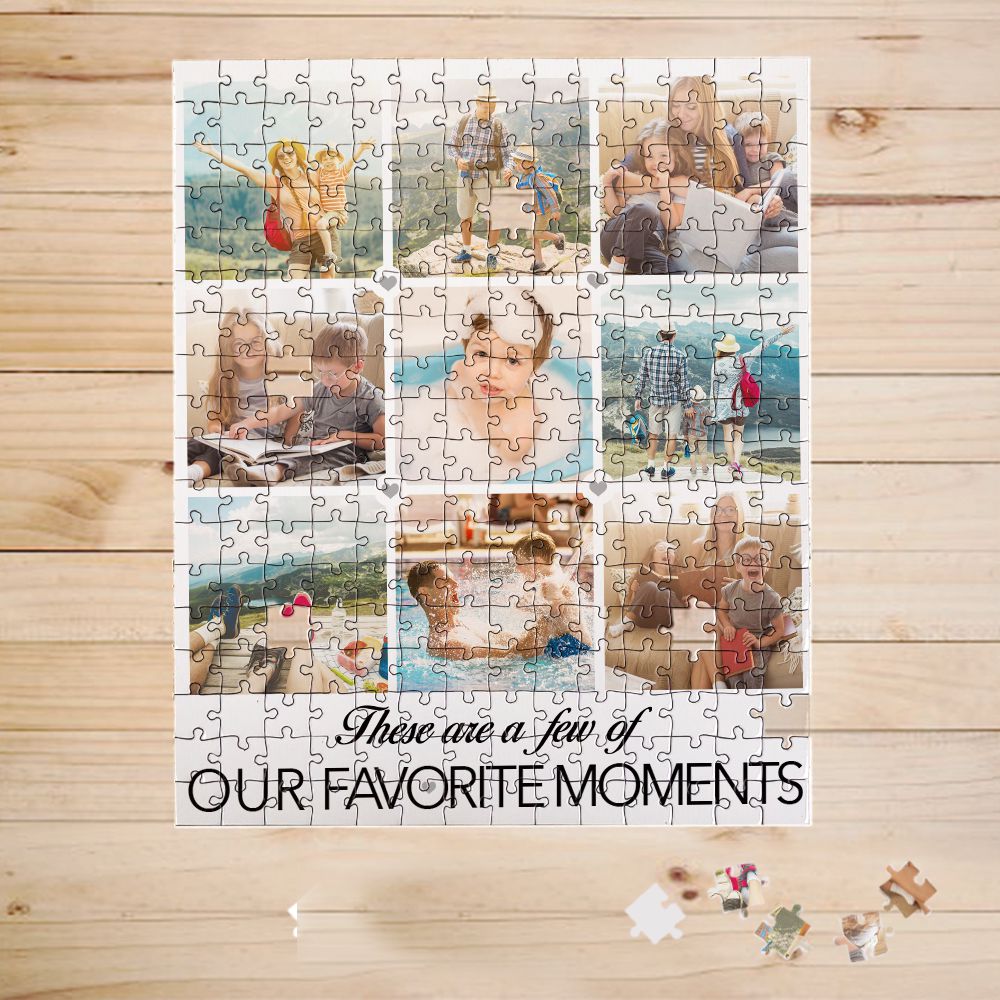 Personalized puzzle gifts - CUSTOM PHOTO - These are a few of my favorite things