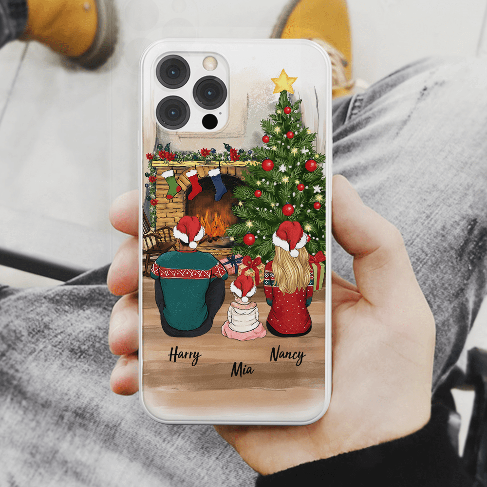 Personalized Christmas Phone Case Gifts For Family - Up to 5