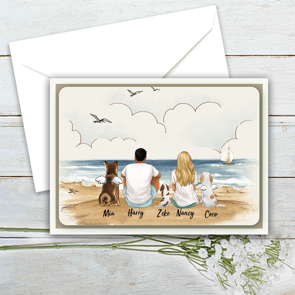 Personalized Postcard  Christmas gift card