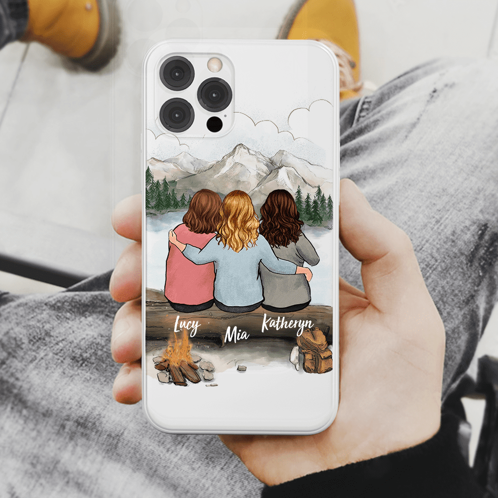 Personalized Phone Case Gifts Best Friends - Hiking