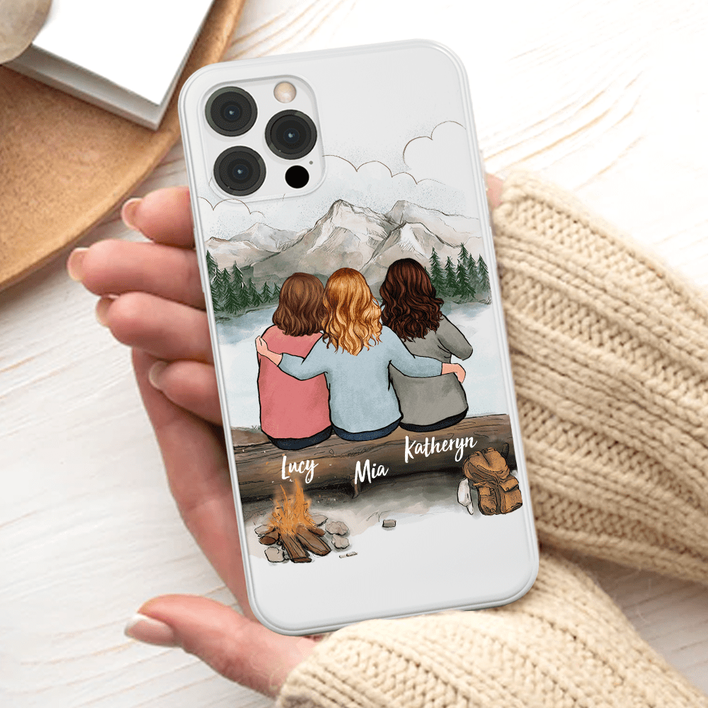 Personalized Phone Case Gifts Best Friends - Hiking