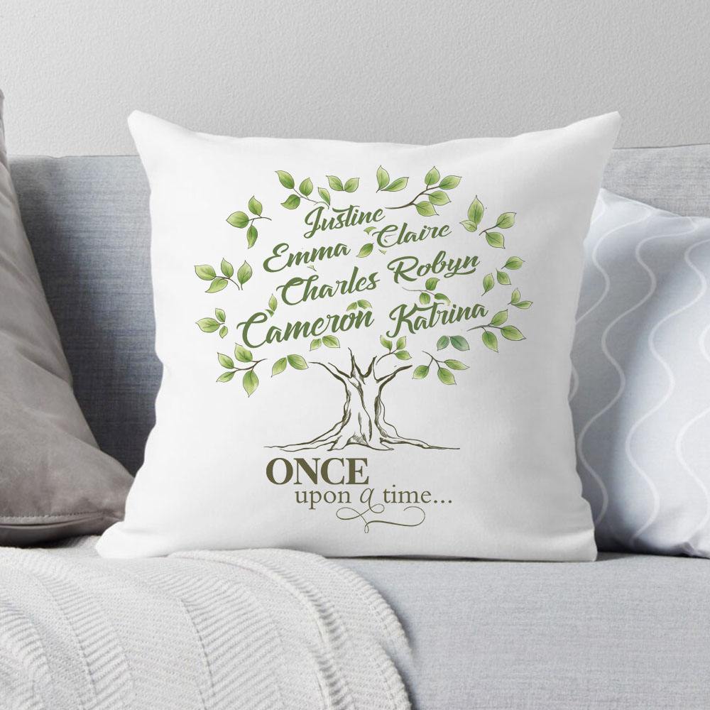 Custom Family Tree Of Life Pillow 
