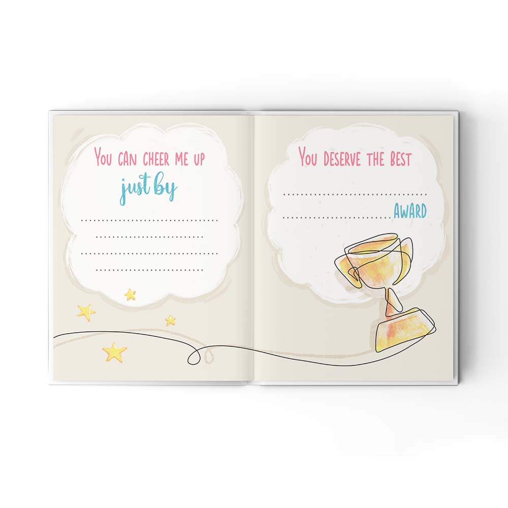 Why You&#39;re My Bestie - Fill In The Blank Hardcover Book With Prompts Best Friend Gift for Birthday or Just Because - Best Friend Journal