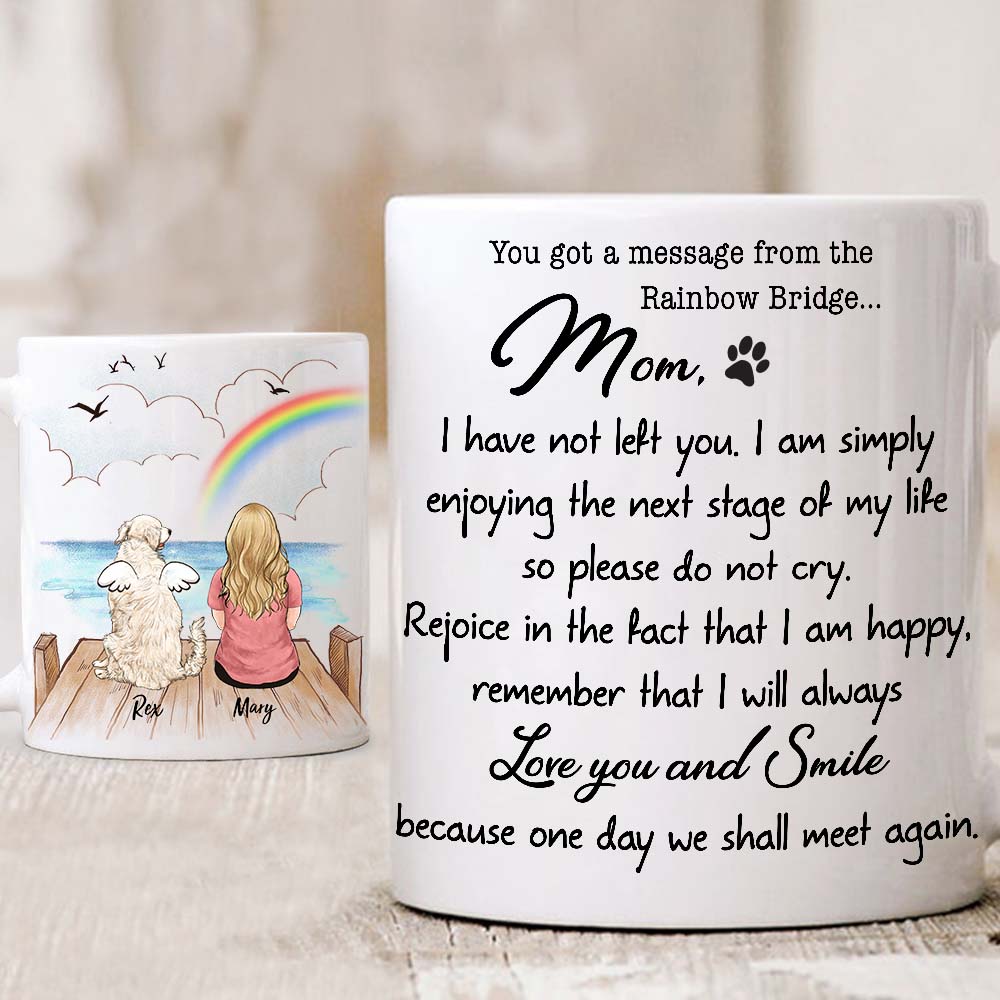 Personalized dog cat memorial gifts Coffee Mug - I have not left you