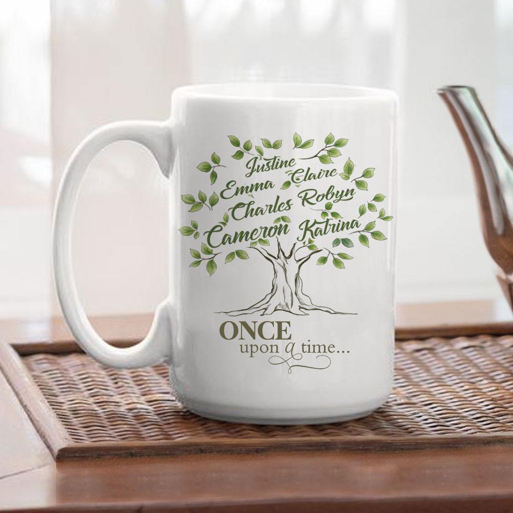 15oz family tree of life coffee mug - Once upon a time