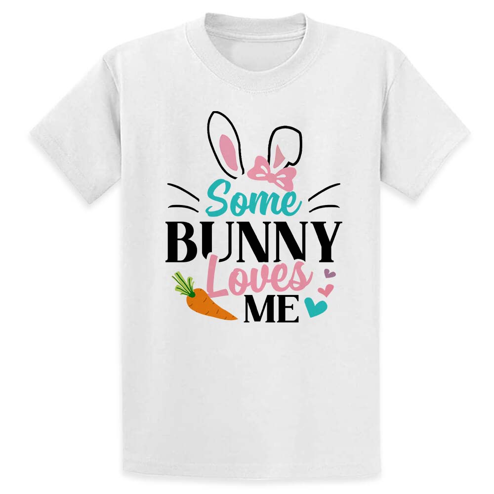 Some bunny loves me - Youth T-shirt Easter Outfit Girl Easter Gifts Ideas
