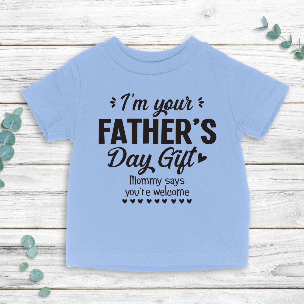 Personalized baby T-shirt gift - Dad funny quotes