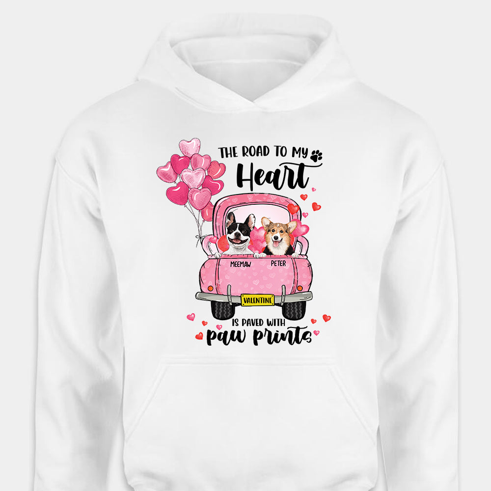 Cute hoodie for dog lover - Valentine&#39;s Day hoodies