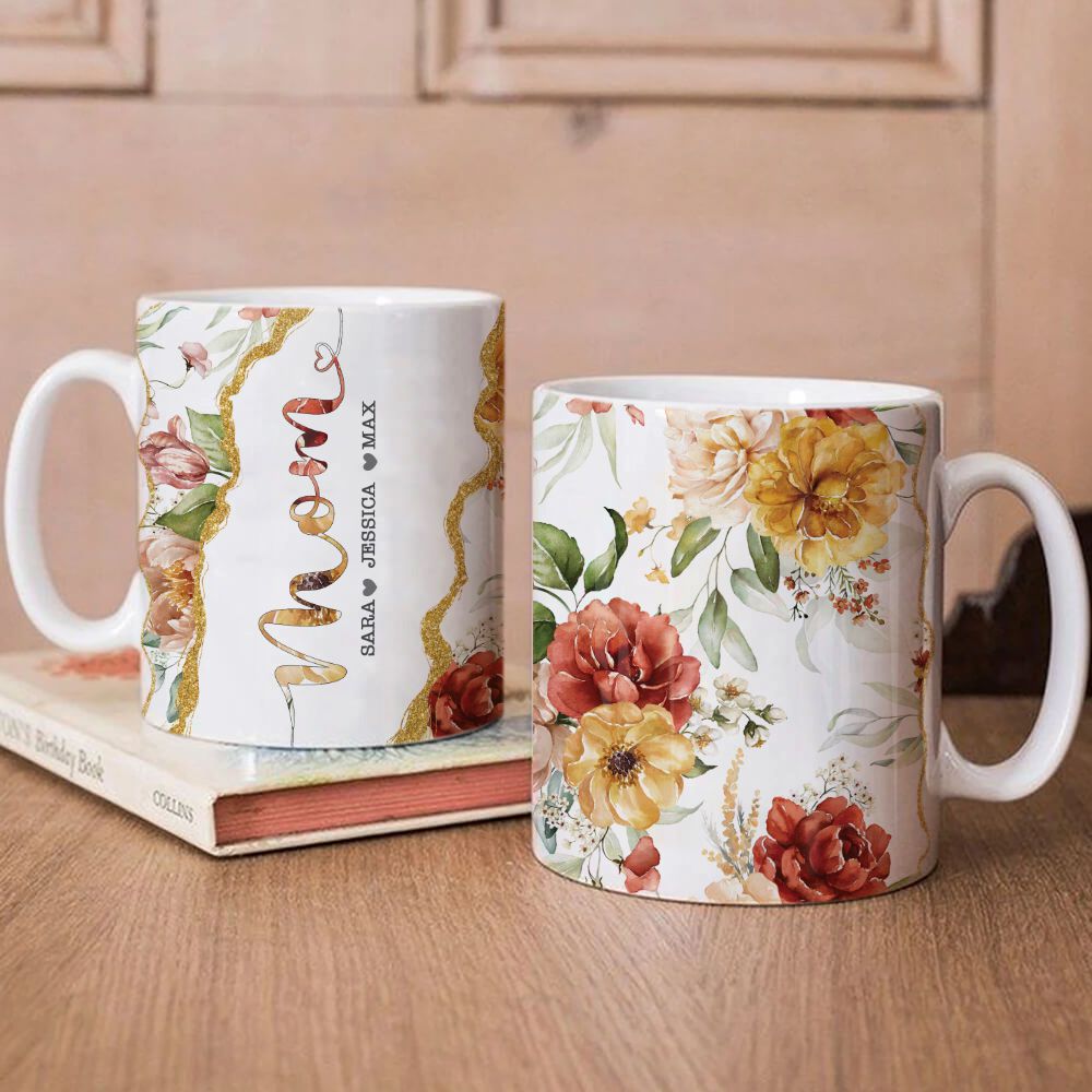 Created with A Purpose Personalized Christian Mugs for Mom Grandma Aunt Sister Wife Friends Coworkers 11oz Unifury