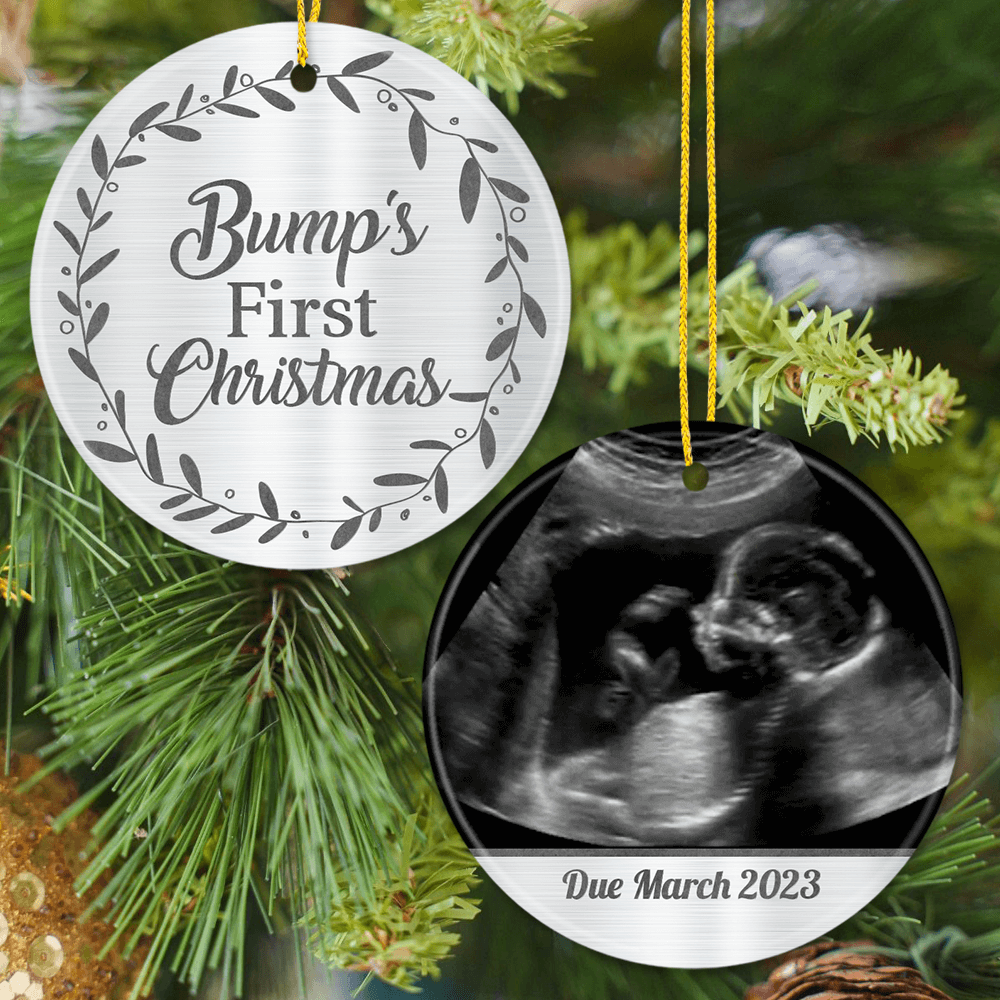 Baby bumps online first christmas ornament