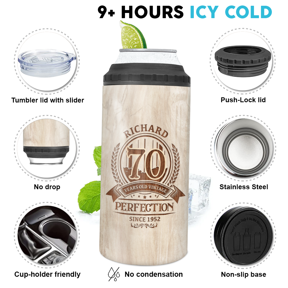  Custom Engraved Stainless Steel Can Cooler