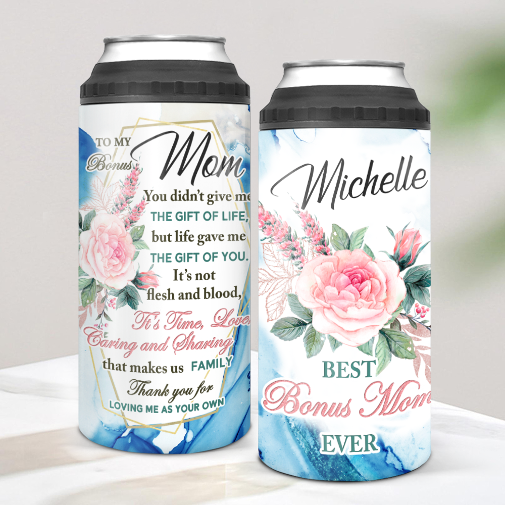 To My Bonus Mom Tumbler, Best Bonus Mom Ever Tumbler, Good Gifts For Mom -  Highly Unique