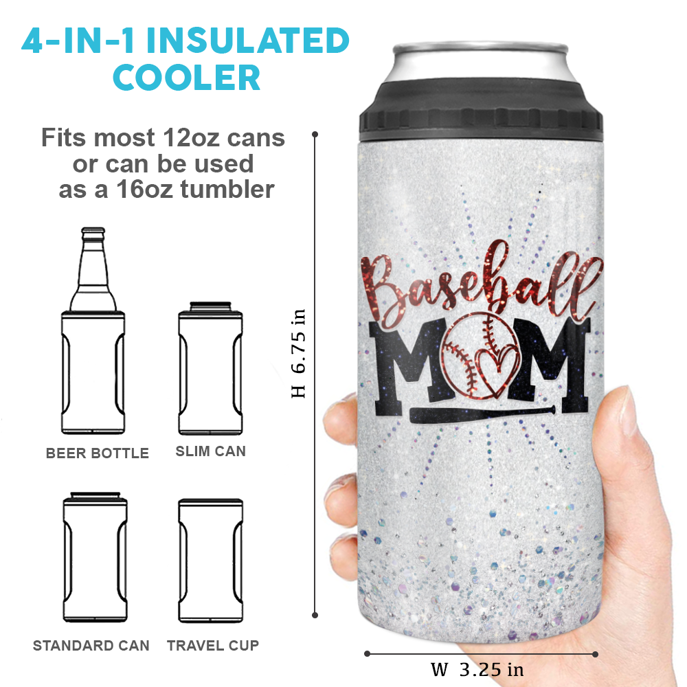 Personalized Standard Can Cooler, Stainless Steel Insulated Cooler,  Bridesmaid Gift, Beer Can Cooler, Soda Can Cooler, 12 Oz Can 