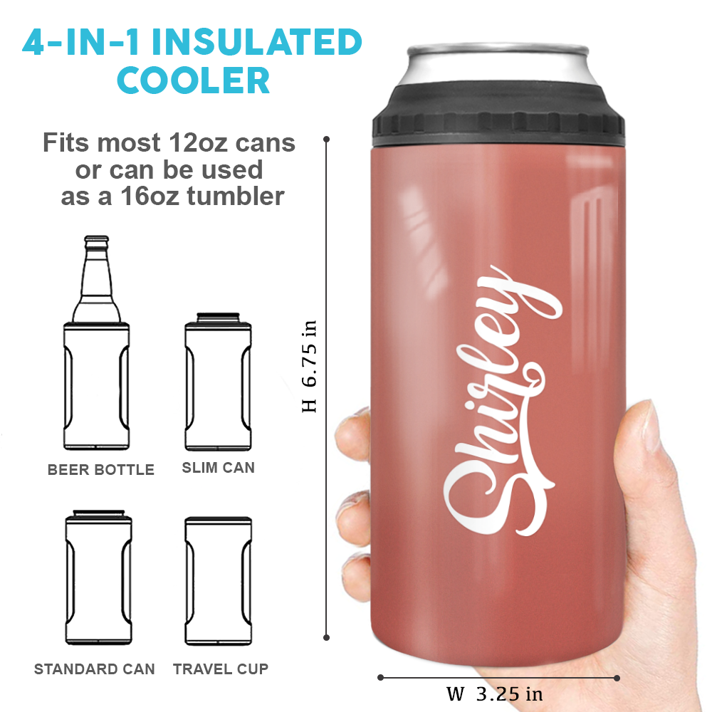 Personalized Can Cooler Gift - I&#39;m trying to be awesome