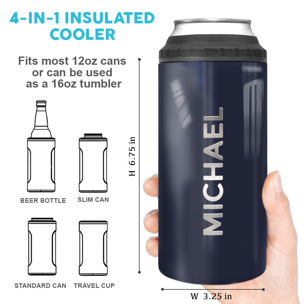 Personalized Can Cooler Gift - I&#39;m trying to be awesome