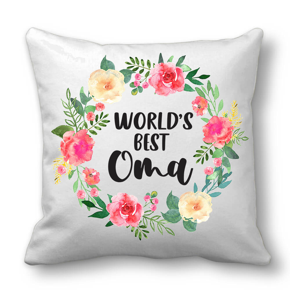 World&#39;s Best Oma Pillow - Mother&#39;s Day Gifts Pillow Birthday Gifts for Oma