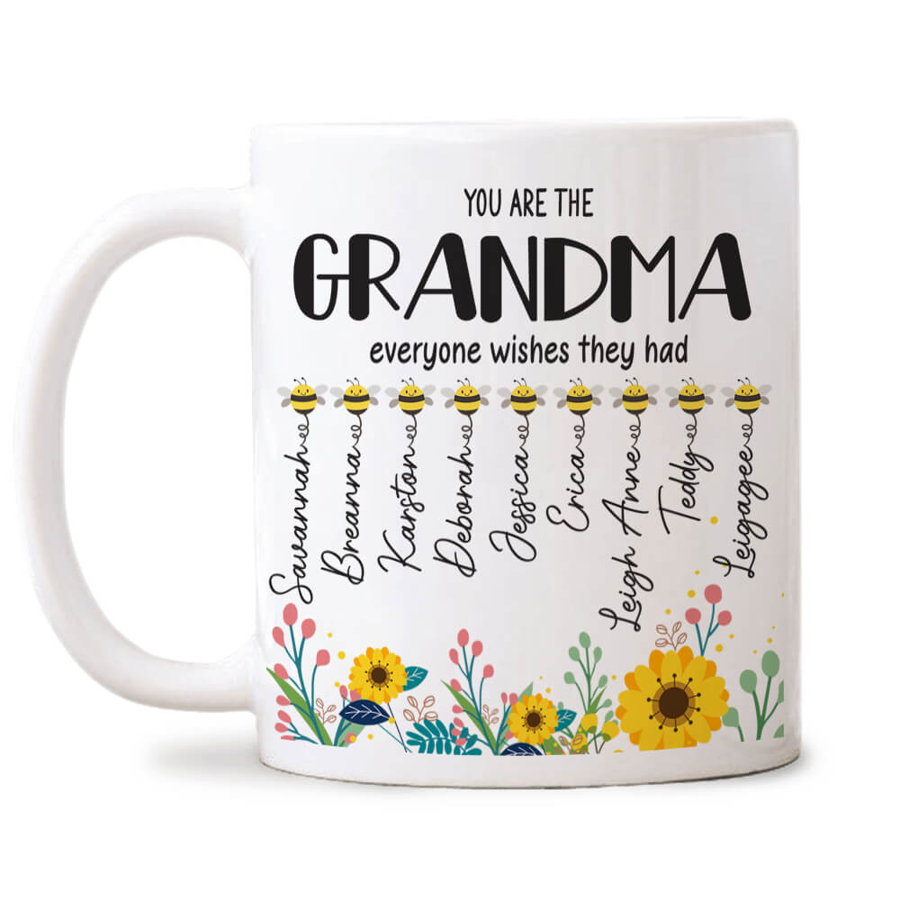 You Are The Grandma Everyone Wishes They Had - Custom Coffee Mug Grandma Gift 11oz