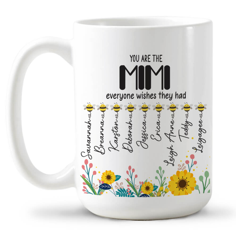 Personalized Mimi Gnome Mug, Funny Grandma Daisy Hippie Beetle Flower Gnome  Mothers Day Gifts Lover …See more Personalized Mimi Gnome Mug, Funny