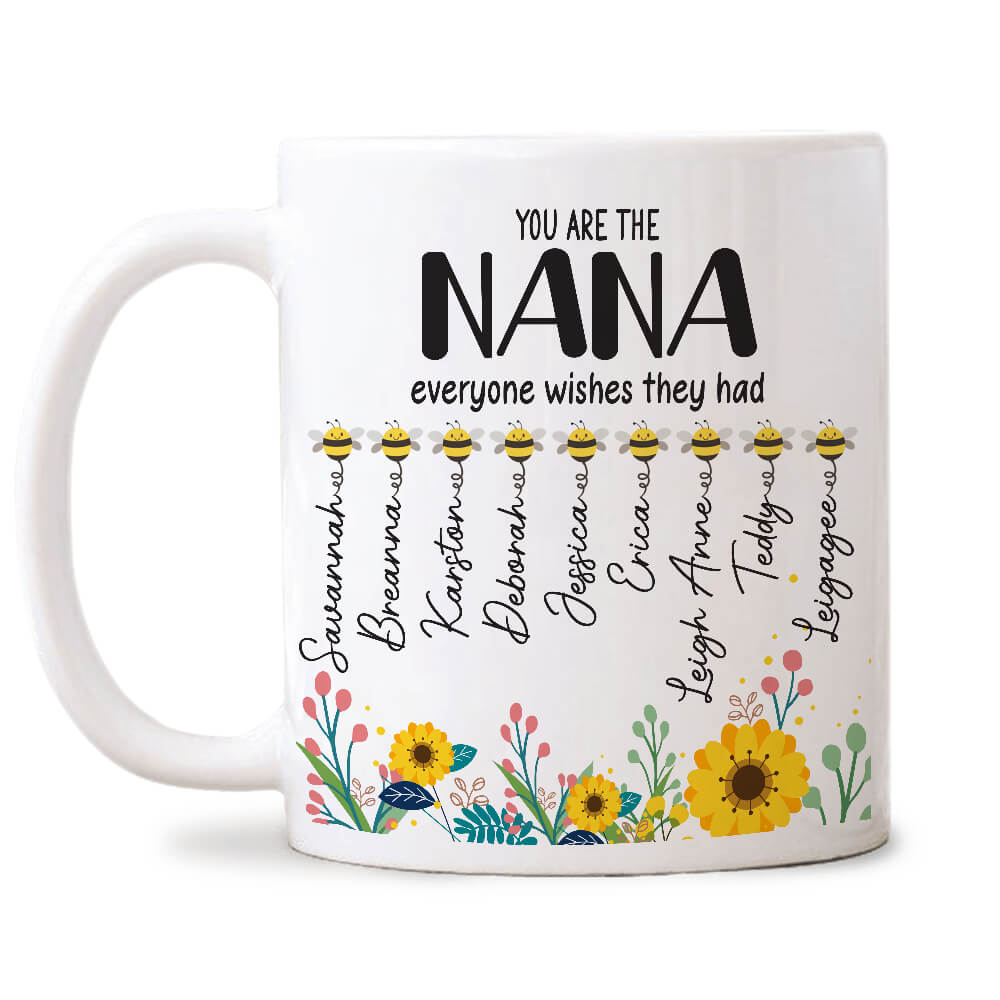 You Are The Nana Everyone Wishes They Had - Custom Coffee Mug Nana Gift 11oz