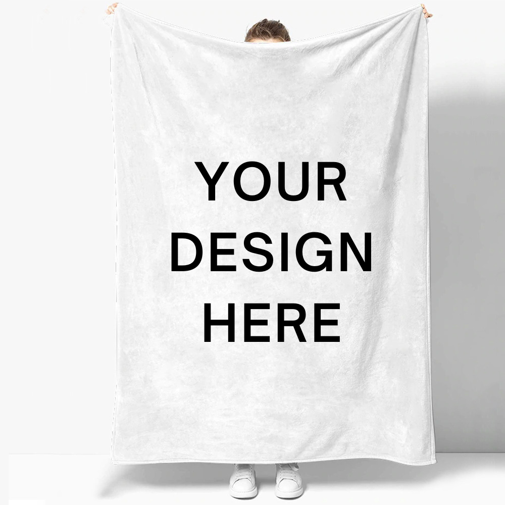 Your Design Here Fleece Blanket Blanket With Your Personal Custom Design
