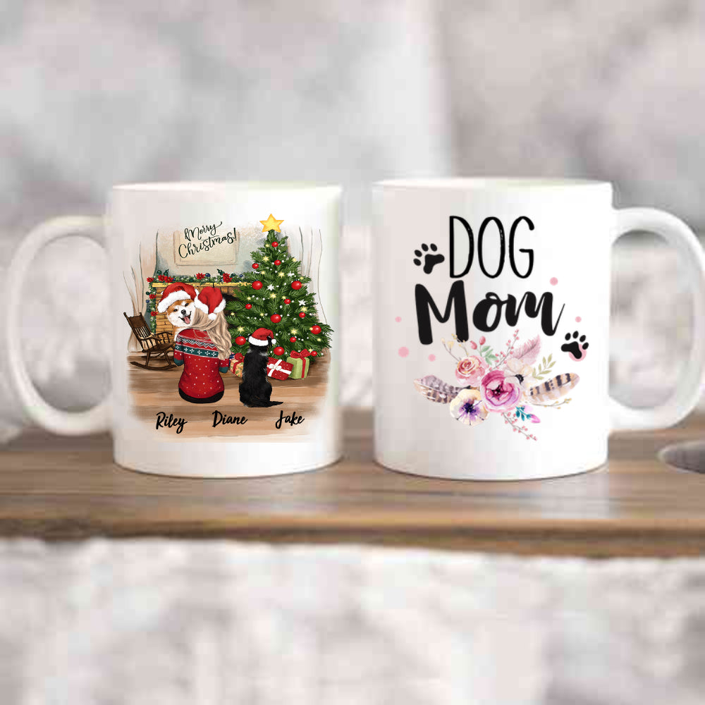 Personalized Coffee Mug Gifts For Dog Lovers - Dog Mom - Christmas