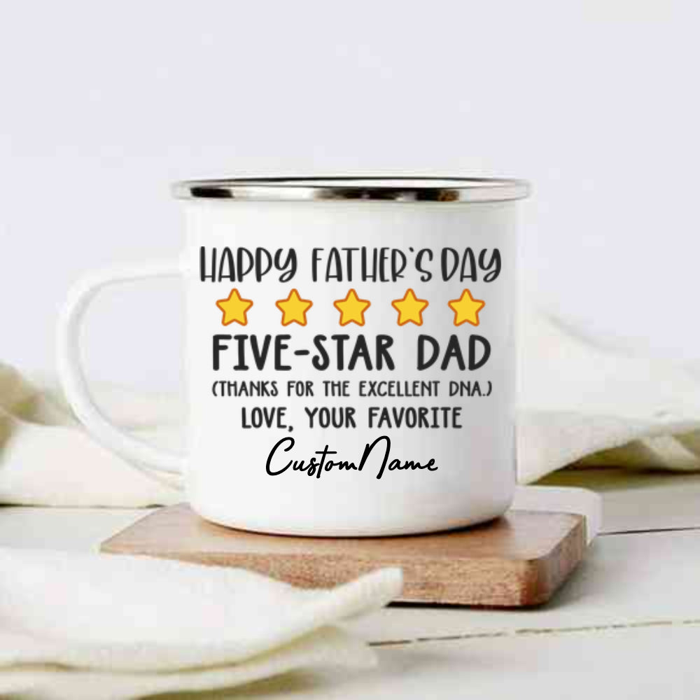 Personalized campfire mug gifts for dad with funny sayings - Unifury