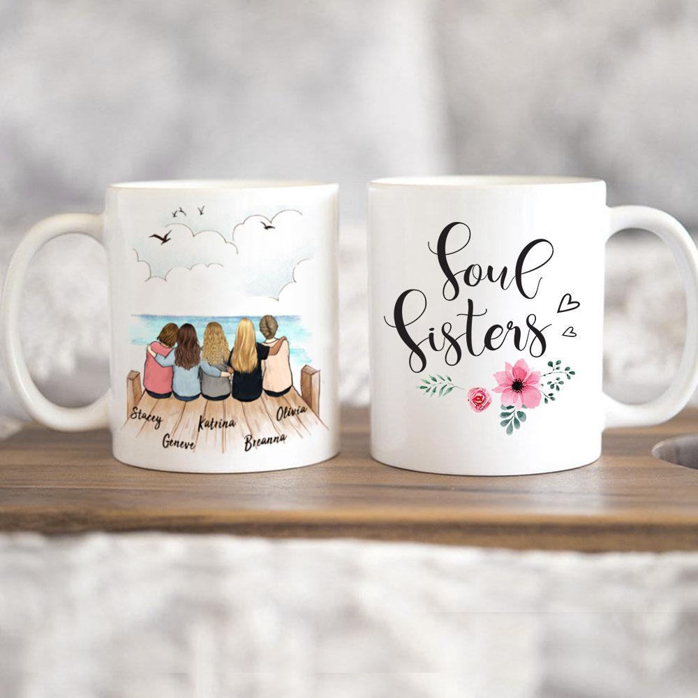 BFF Bestie Best Friends Gifts for Soul Sister Friend Coffee Mug