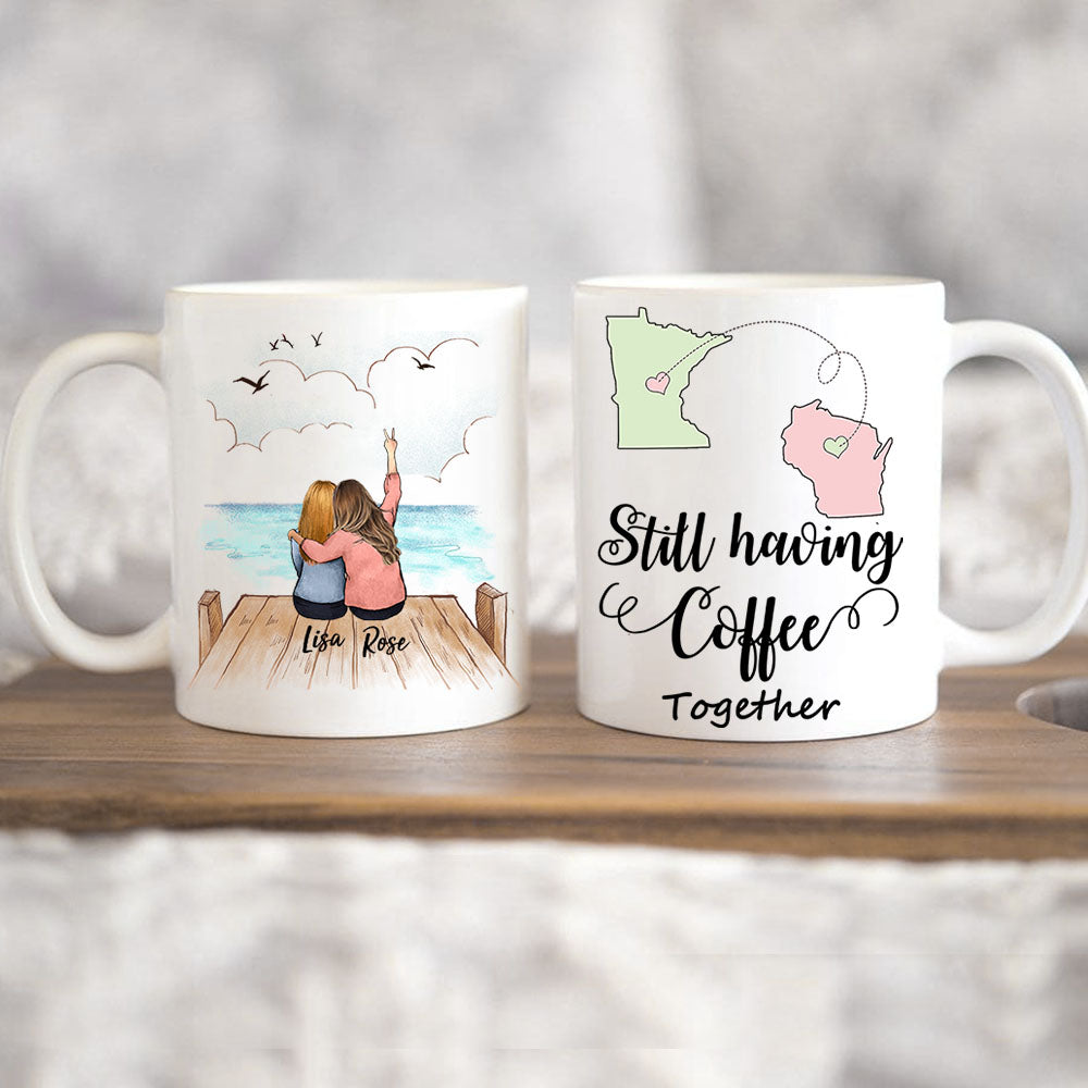 11oz mug gift for best friends long distance relationship