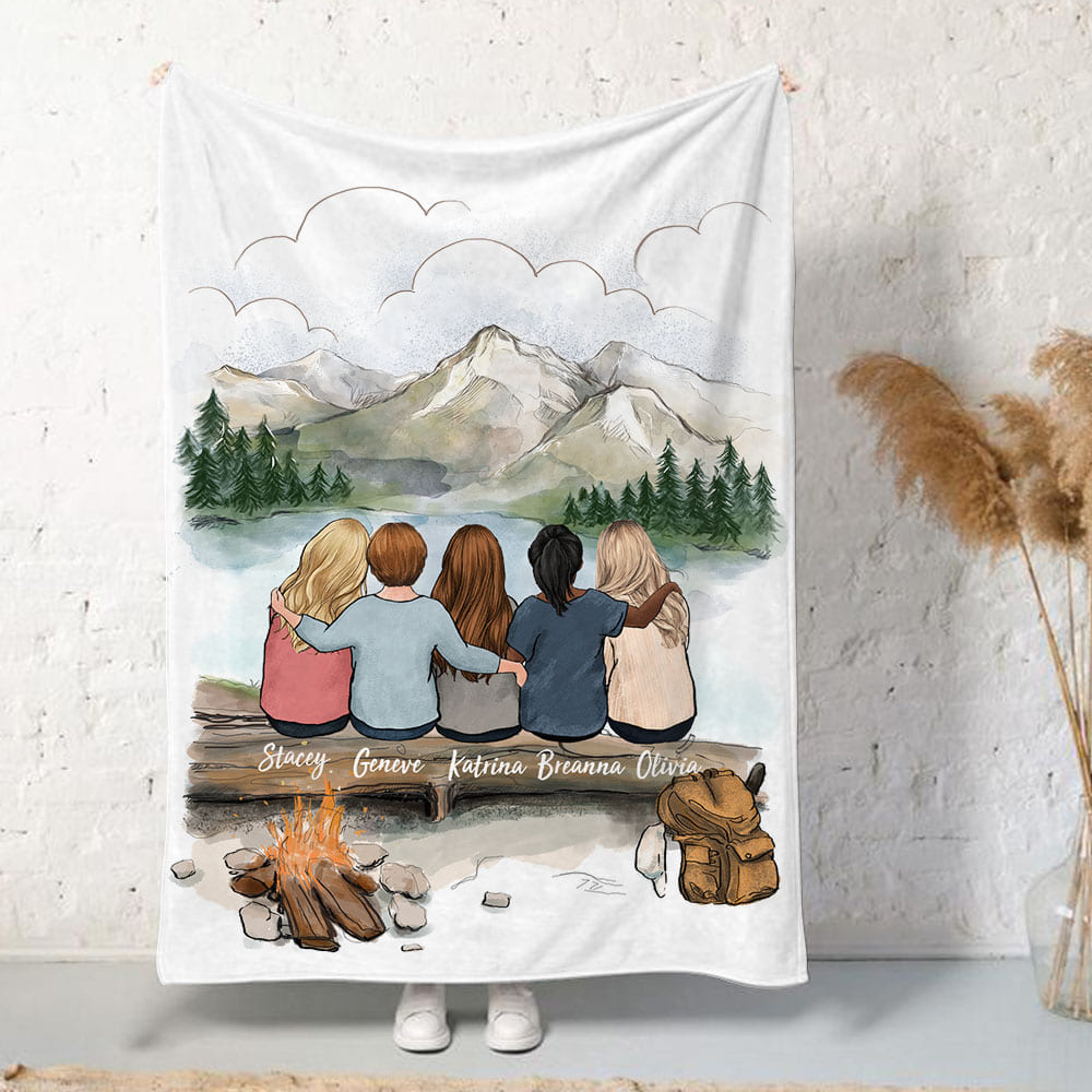 Custom Best Friend Fleece Blanket