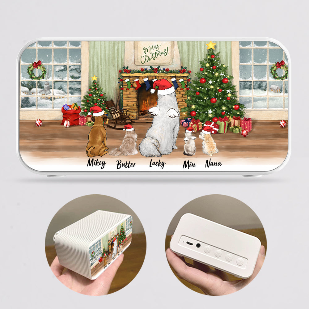 Personalized Bluetooth Speaker Gift For Dog Lovers - Xmas 