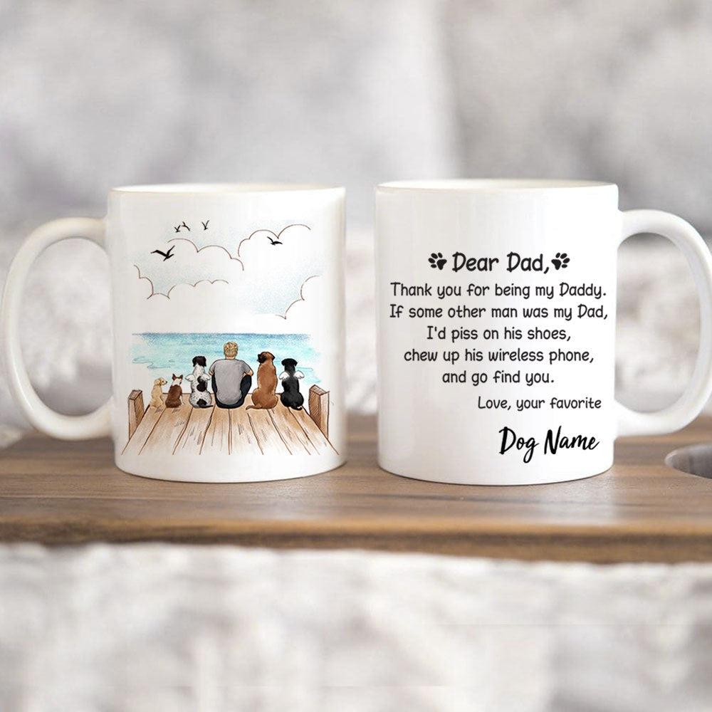 Papa/Message Porcelain Mug