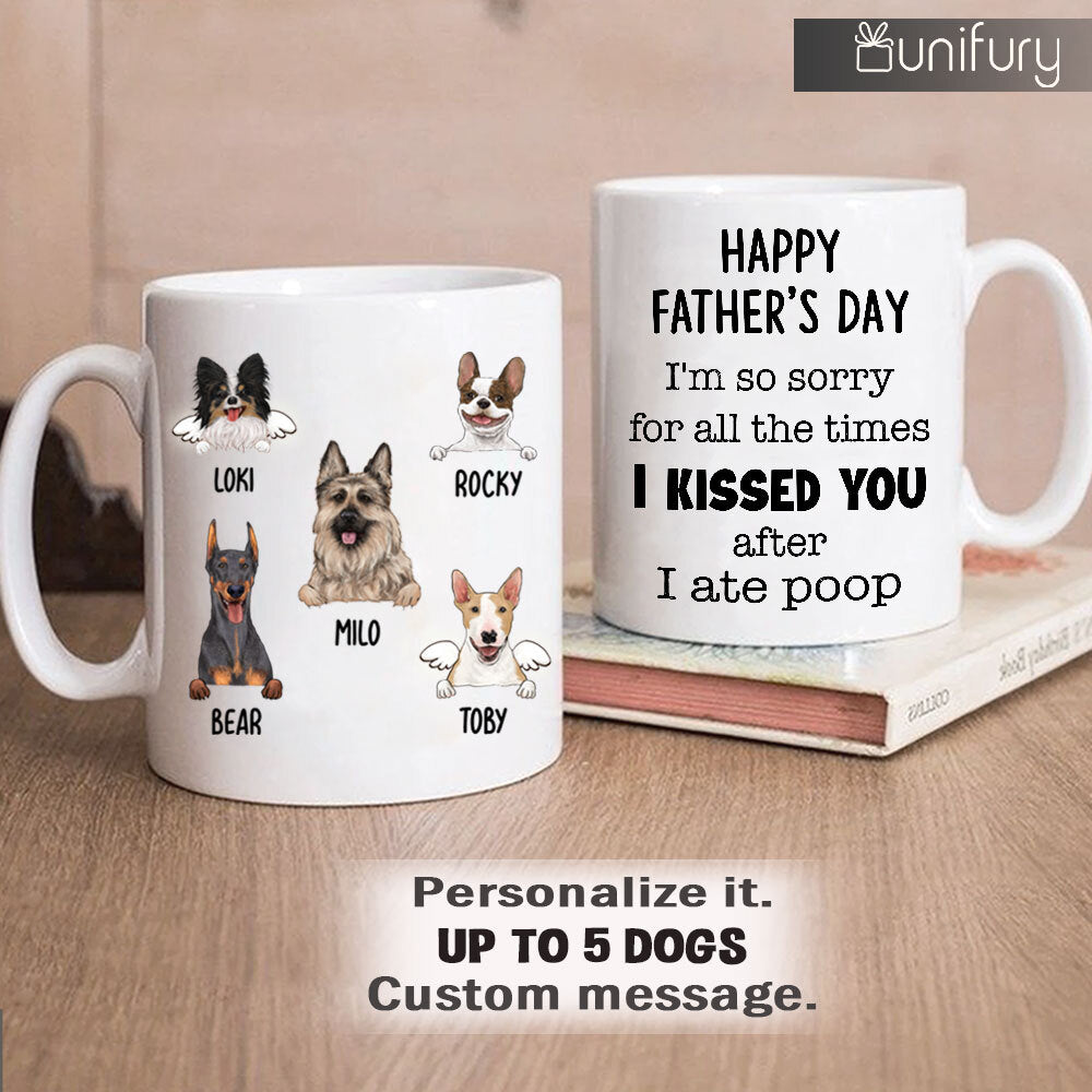 Personalized Dog Face Mug With Custom Funny Saying