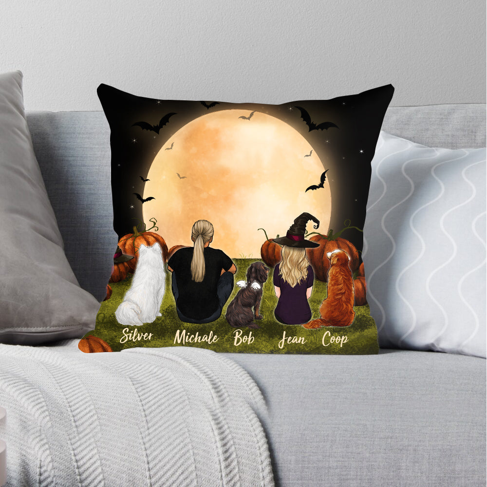 Halloween Shirt Witch Border Collie Costume Gift Metal Print by