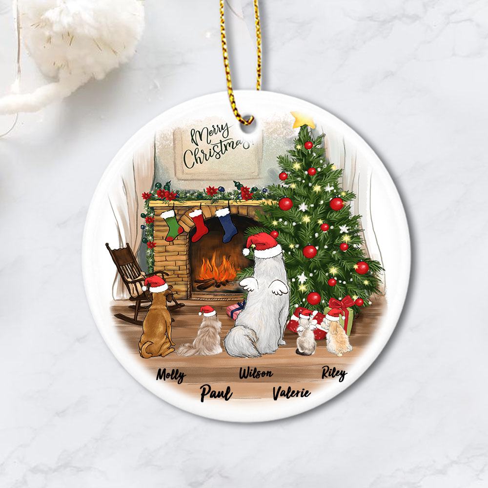 Personalized Christmas Ornaments for Dog Cat Lovers