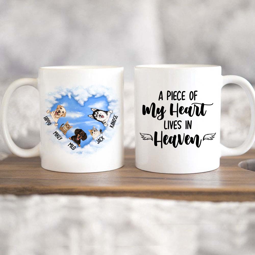 Personalized Dog, Cat Memorial Coffee Mug Gifts - What The Entrance To Heaven Must Look Like