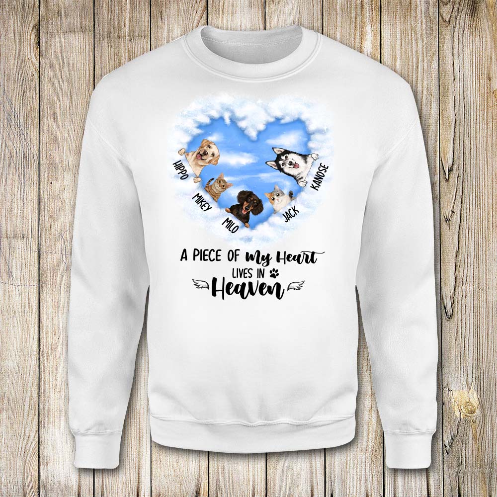Personalized dog, cat memorial sweatshirt gifts - What The Entrance To Heaven Must Look Like