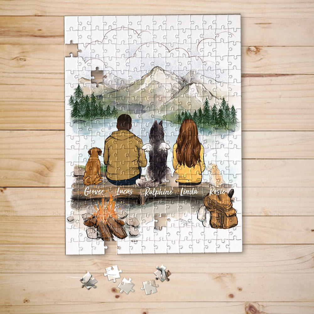 personalized jigsaw puzzle - for dog lovers