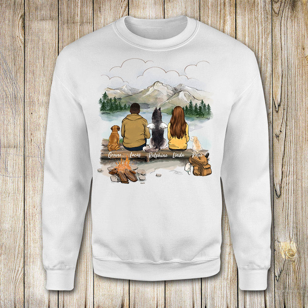 Personalized Dog Mom Dog Dad Sweatershirt