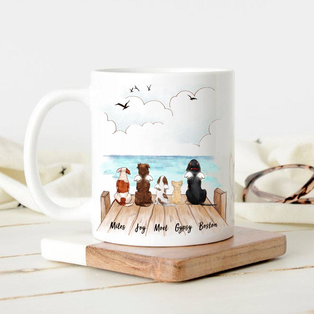 Personalized Coffee Mug For Dog Lover - Wooden Dock 