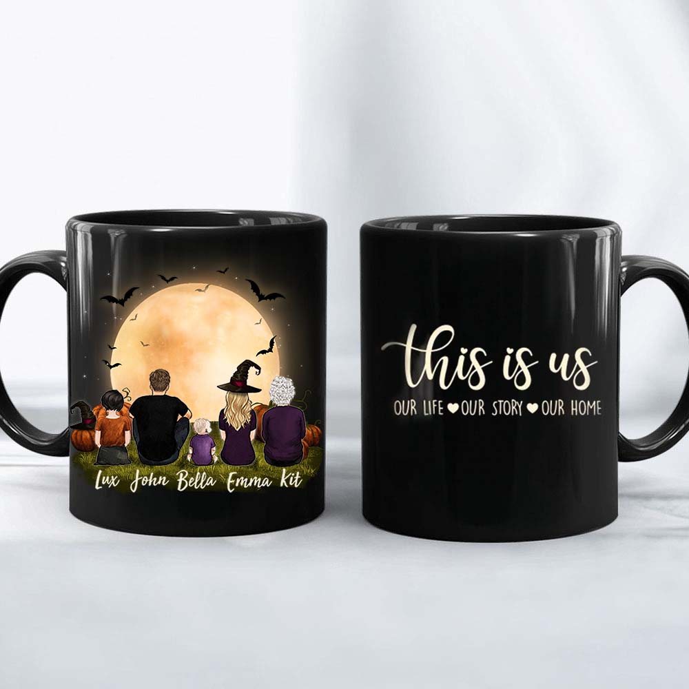 Halloween coffee mug - this is us