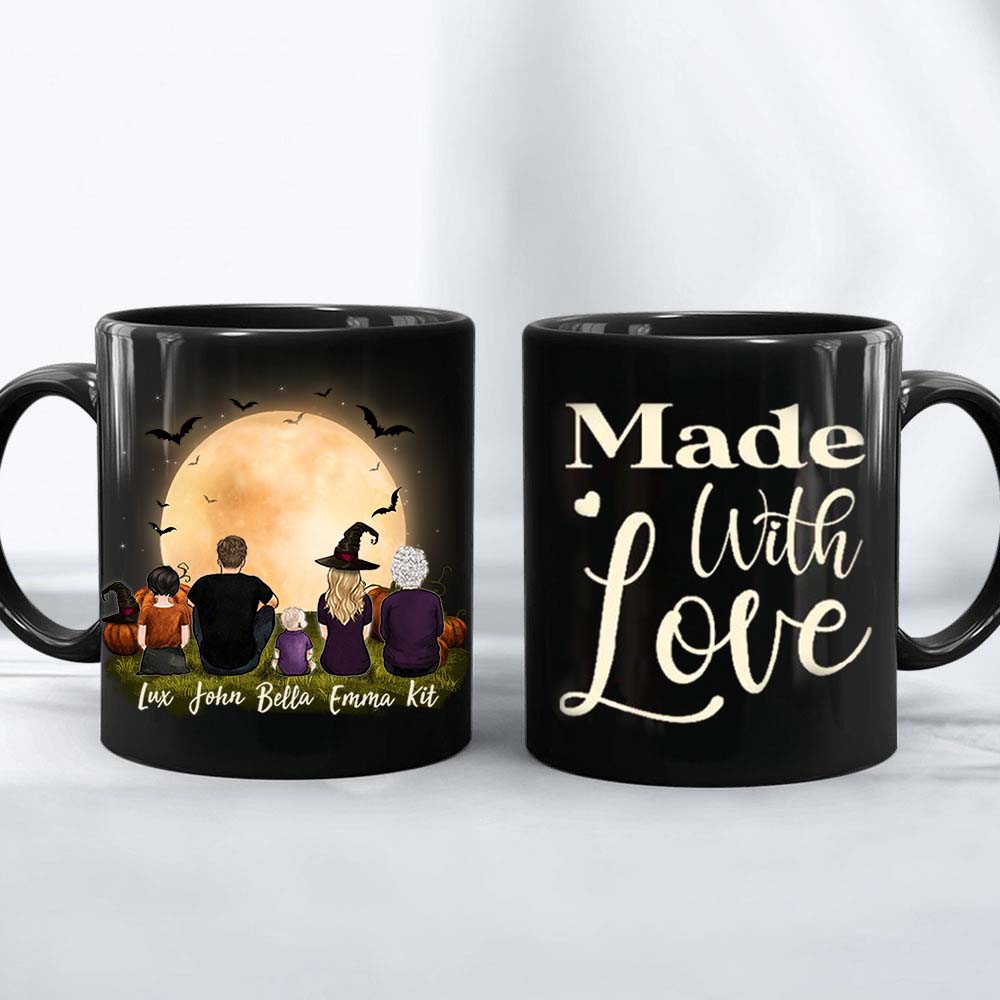 Halloween coffee mug - Made with love