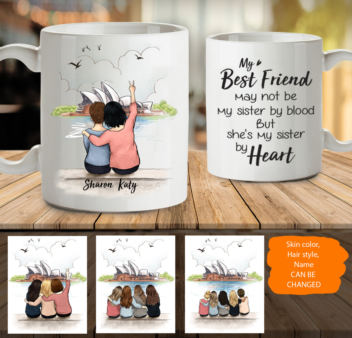 Best Friend Mugs - Besties Birthday Gifts 1