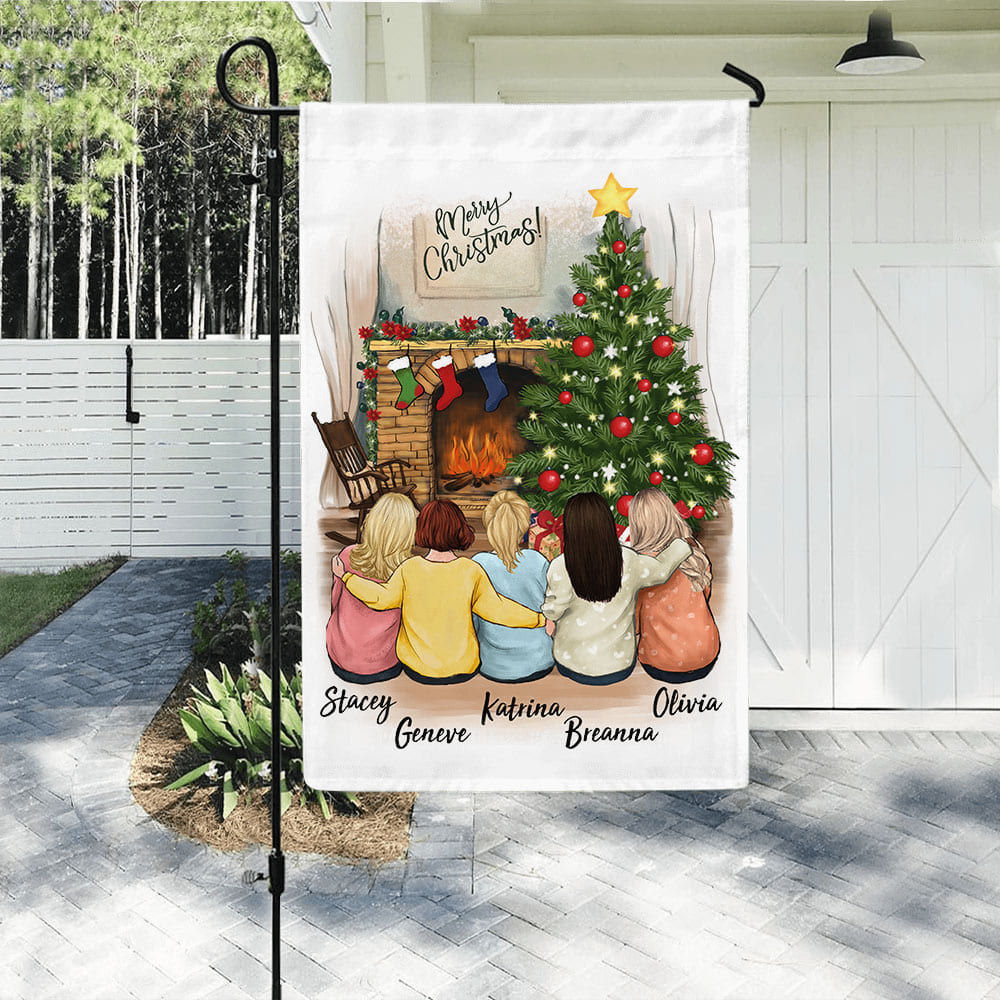 Personalized best friend Christmas gift ideas Garden Flag